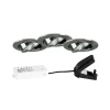 BRUMBERG BB03 Spot rund RC-dimbar koblingsboks 3-delt i nikkel| Butikkbelysning|Downlights