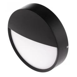 BRUMBERG Eye utendørs LED-vegglampe halv, svart| Taklamper Utendørs