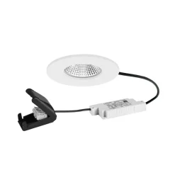 BRUMBERG innfelt spotlight BB20 IP65 RC tilkoblingsboks strukturert hvit New