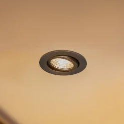 BRUMBERG LED-downlight, 38° rund svart 3 000 K| Butikkbelysning