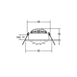 BRUMBERG LED-downlight, 38° rund alu 2 700 K Outlet