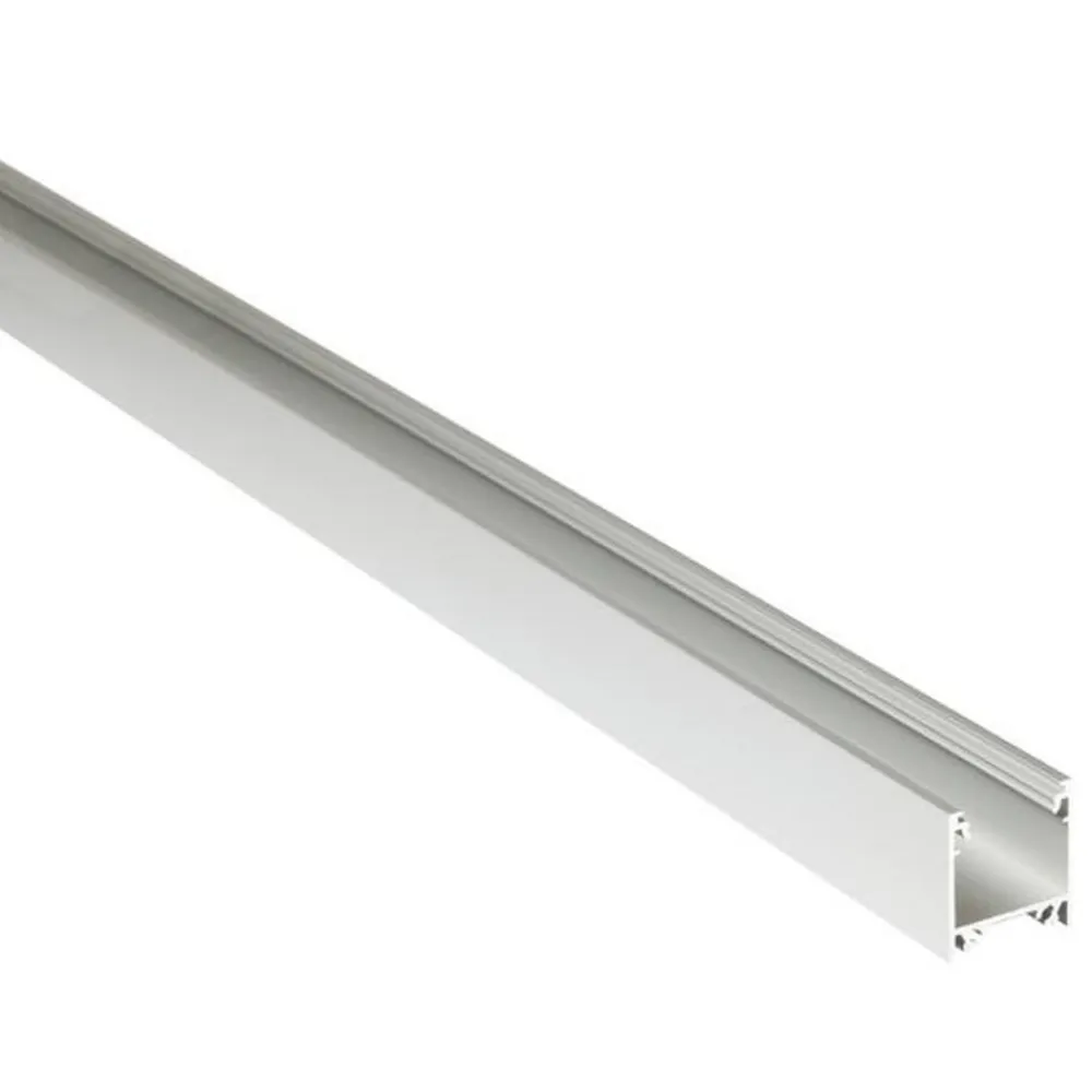 BRUMBERG påbygningsprofil høyde 25 mm lengde 1 m hvit| Lysstriper