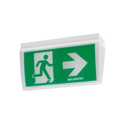 BRUMBERG Rescue One LED-nødlys, rekkevidde 32 m| Nødlys