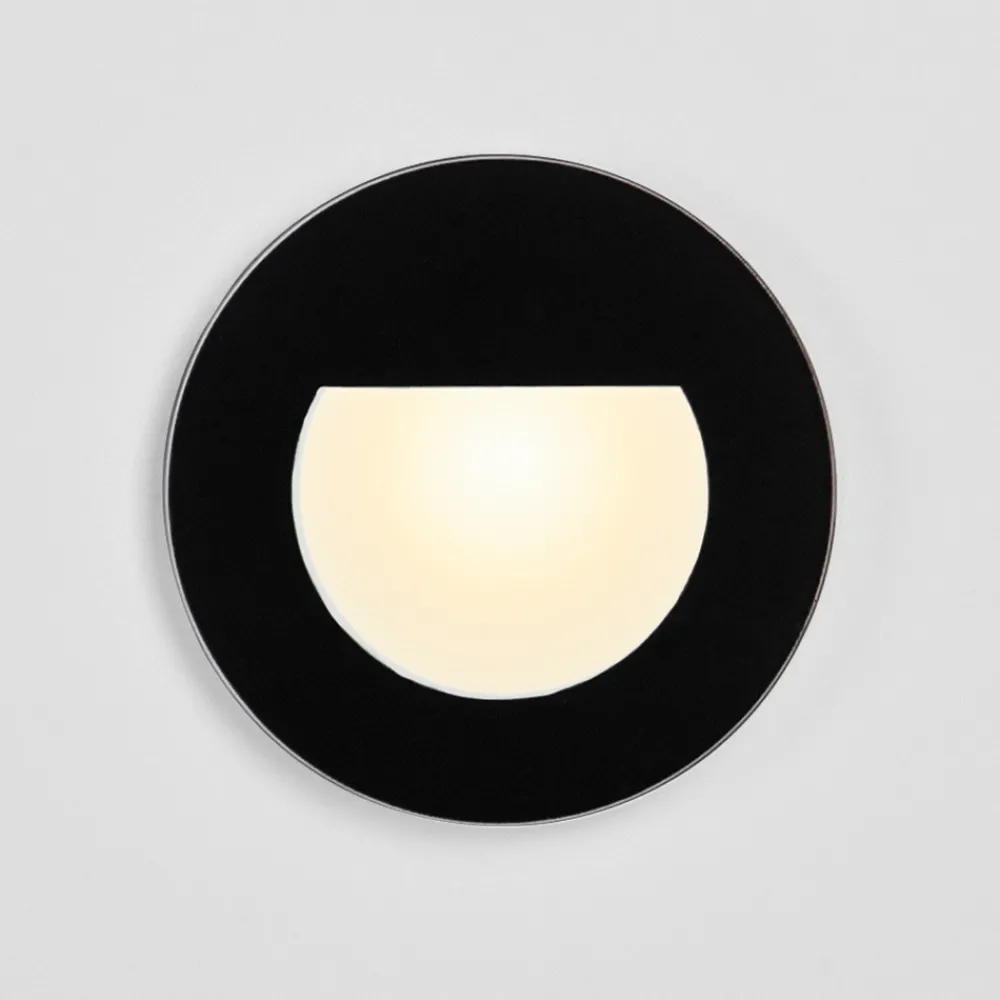 BRUMBERG Wall Kit68 lampe flat rund svart Online