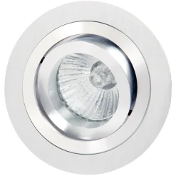 Mantra Iluminación Básico innfellingslampe, rund, satin nikkel