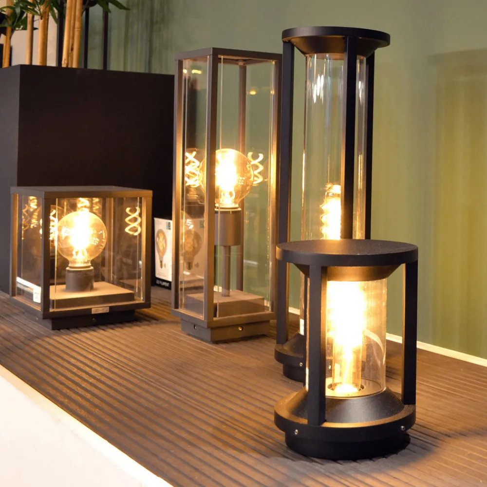 Lucide Cadix sokkelbelysning i støpt aluminium 50 cm Hot