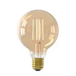 Calex E27 G95 LED 4,5W LED filament gull 821| E27 Pærer|Filament Pærer
