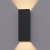 Calex LED utendørs vegglampe Rektangel opp/ned høyde 23cm sort Discount