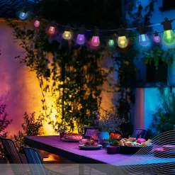 Calex LED-lyslenke Vibey, lengde 10 m, fjernkontroll, RGBIC, CCT Best