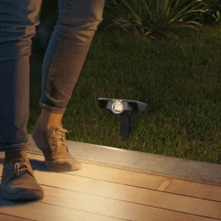 Calex LED-spot med jordspyd Padoa, 2-pak, svart Discount