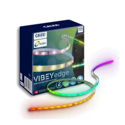 Calex LED-stripe Vibey, lengde 2 m, plugg, fjernkontroll, RGB, CCT| Lysstriper