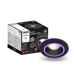 Calex Smart Halo downlight CCT RGB svart Hot