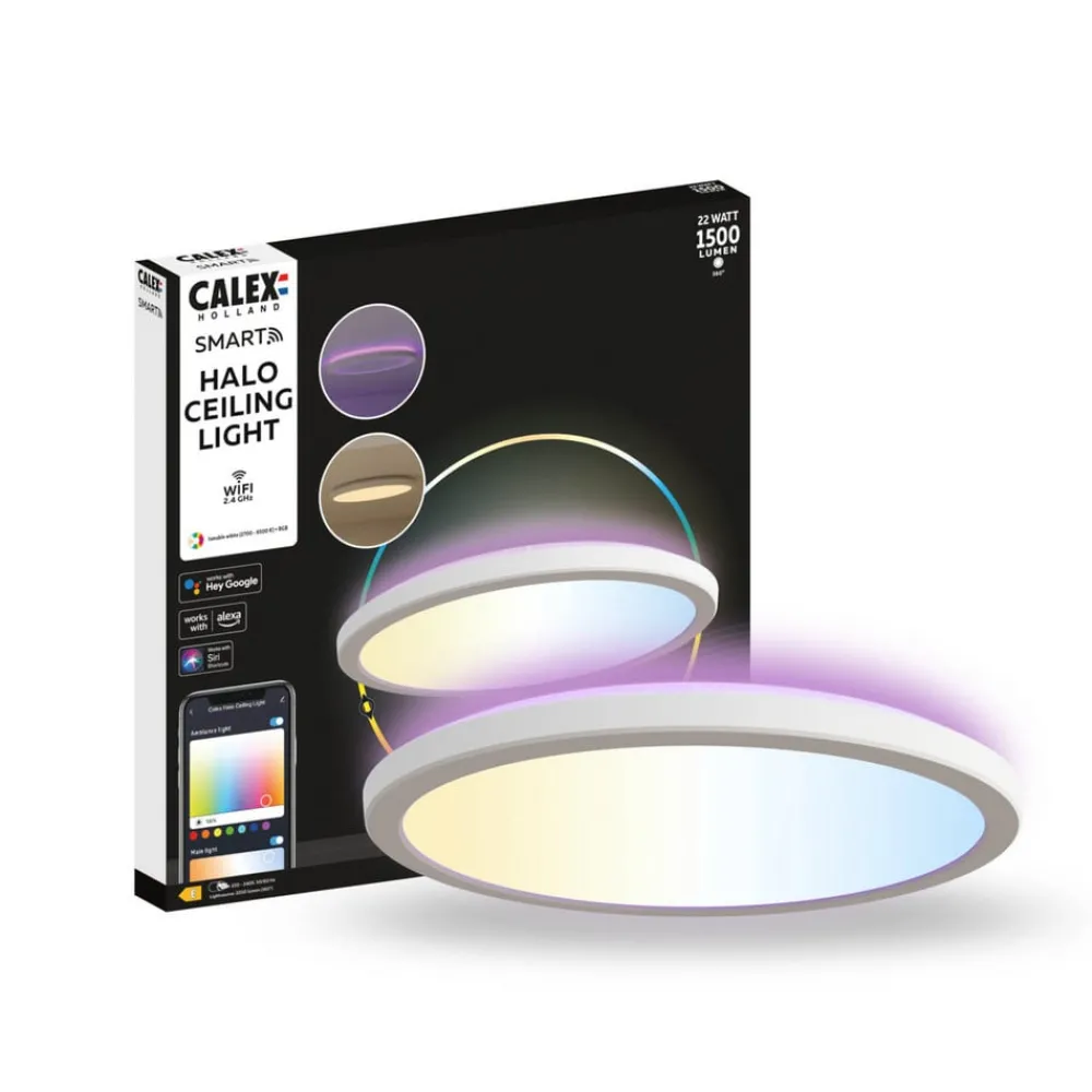 Calex Smart Halo LED taklampe, Ø 29,2 cm| Design- Og Hotellbelysning|Smarthus Belysning