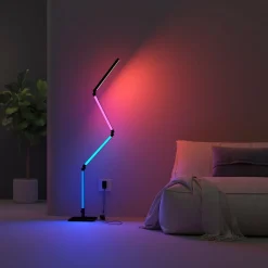 Calex Smart LED-gulvlampe, sammenleggbar WLAN CCT RGB| Smarthus Belysning|Led-Innendørs