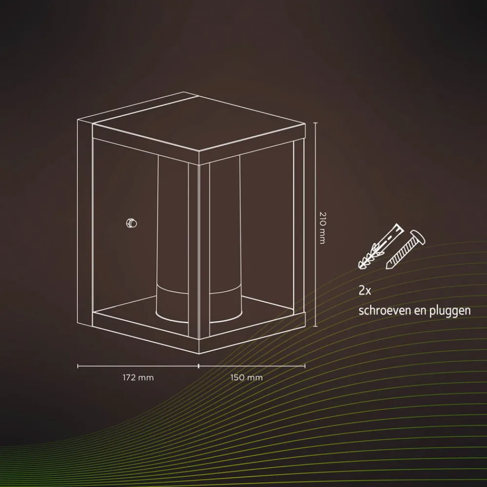 Calex Smart utendørs vegglampe, CCT, RGB| Vegglamper Utendørs