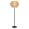 TK Lighting Calisto gulvlampe, jute, sylinder, naturbrun, høyde 155 cm| Gulvlamper