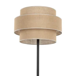 TK Lighting Calisto gulvlampe, jute, sylinder, naturbrun, høyde 155 cm| Gulvlamper