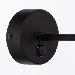 TK Lighting Calisto vegglampe, jute, naturbrun, bryter Sale