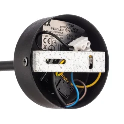 TK Lighting Calisto vegglampe, jute, naturbrun, bryter Sale