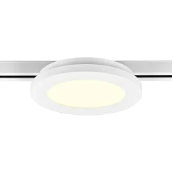 Trio Lighting Camillus LED-skinnelampe for DUOline, hvit, Ø 17 cm| Skinnesystem