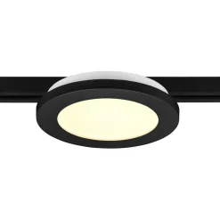 Trio Lighting Camillus LED-skinnelampe for DUOline, svart, Ø 17 cm| Skinnesystem