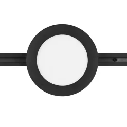 Trio Lighting Camillus LED-skinnelampe for DUOline, svart, Ø 17 cm| Skinnesystem