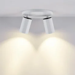 Deko-Light CAN TILT downlight, hvit, Ø 20 cm, 2 lyskilder, metall, GU10| Spotter I Tak