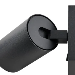 Deko-Light CAN TILT veggspot, svart, 10 x 10 cm, metall, USB-bryter| Vegglamper