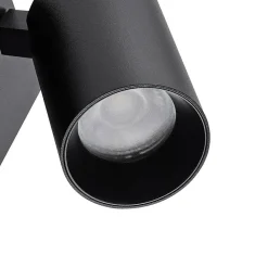 Deko-Light CAN TILT veggspot, svart, 10 x 10 cm, metall, USB-bryter| Vegglamper