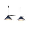 Eko-Light Capital hengelampe, blå, 2 lyskilder, Ø 46 cm, GX53| Pendellamper