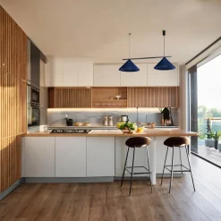 Eko-Light Capital hengelampe, blå, 2 lyskilder, Ø 46 cm, GX53| Pendellamper