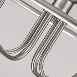 KICHLER Capitol Hill lysekrone, 6 lys, børstet nikkel| Lysekroner