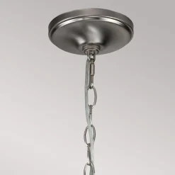 KICHLER Capitol Hill lysekrone, 12 lyskilder, børstet nikkel| Lysekroner