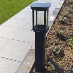 K.S. Verlichting Carlton stibelysning i svart Outlet