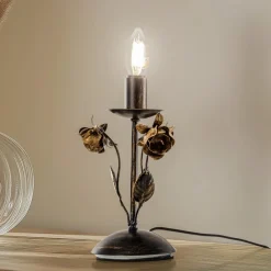 ONLI Carolina bordlampe, bronsefarget, 1 lyskilde, jern| Bordlamper