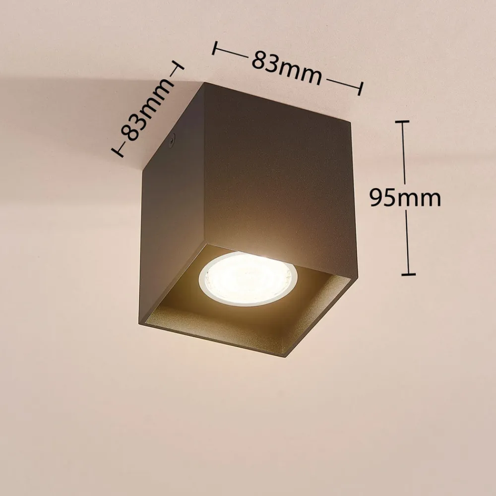 Arcchio Carson - Downlight i svart for utenpåliggende tak Best