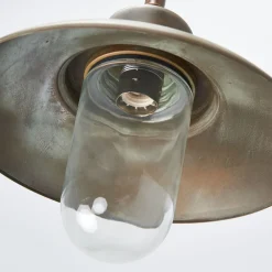 Moretti Luce Casale utendørs vegglampe, høyde 60 cm, antikk messing Sale