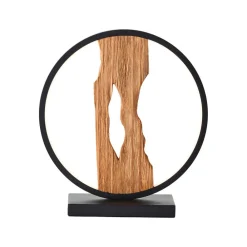 Brilliant Chaumont LED-bordlampe, lengde 25,8 cm, svart/tre lysfarget| Bordlamper