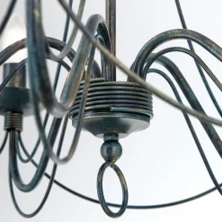 ORION CLARA lysekrone i herregårdsstil med fem lys| Lysekroner