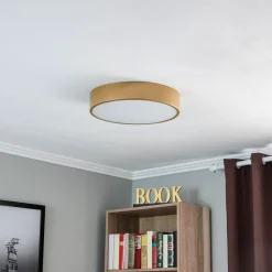 TEMAR LIGHTING Cleo 400 taklampe, gull, sensor, IP20, Ø 40 cm, metall Sale