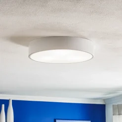 TEMAR LIGHTING Cleo 400 taklampe, hvit, sensor, IP20, Ø 40 cm, metall Outlet