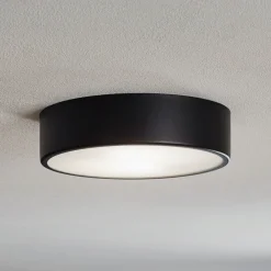 TEMAR LIGHTING Cleo 300 taklampe, svart, sensor, IP20, Ø 30 cm, metall New