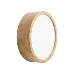 TEMAR LIGHTING Cleo DR275 taklampe, IP54, Ø 27,5 cm, eiketre, E27| Design- Og Hotellbelysning|Taklamper