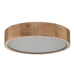 TEMAR LIGHTING Cleo taklampe, Ø 38 cm, 3 lyskilder, eik, E27 Hot