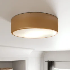 TEMAR LIGHTING Cleo taklampe, Ø 30 cm, IP20, gullfarget, metall, E27 Clearance