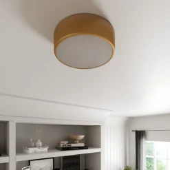 TEMAR LIGHTING Cleo taklampe, Ø 30 cm, IP20, gullfarget, metall, E27 Clearance