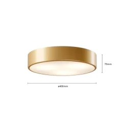 TEMAR LIGHTING Cleo taklampe, Ø 40 cm, IP20, gullfarget, metall, E27| Design- Og Hotellbelysning|Taklamper