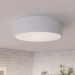 TEMAR LIGHTING Cleo taklampe, Ø 30 cm, IP20, hvit, metall, E27| Design- Og Hotellbelysning|Taklamper