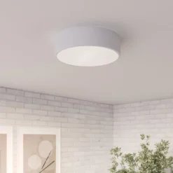 TEMAR LIGHTING Cleo taklampe, Ø 30 cm, IP20, hvit, metall, E27| Design- Og Hotellbelysning|Taklamper