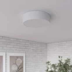 TEMAR LIGHTING Cleo taklampe, Ø 30 cm, IP20, hvit, metall, E27| Design- Og Hotellbelysning|Taklamper